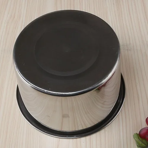 Miniatura 6 de Olla de acero inoxidable, olla multifuncional con tapa para hervir, olla para sopa y pasta, para el hogar, cocina, restaurante, lavavajillas (4.7 in)
