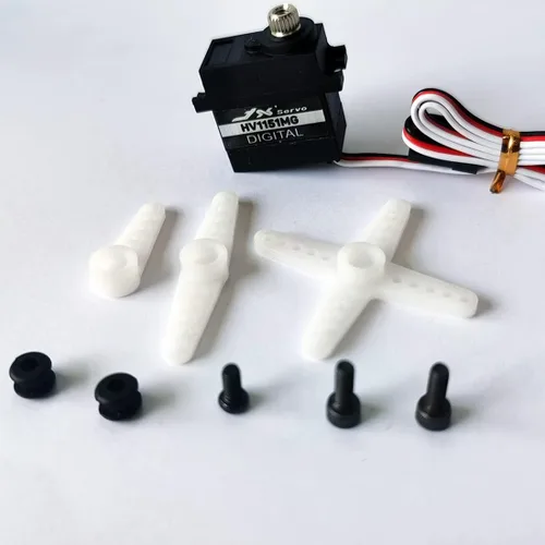 Miniatura 4 de JX Servo PDI-HV1151MG 0.53 oz 8.4V Impermeable Metal Gear Mini Servo Digital Compatible con RC Car