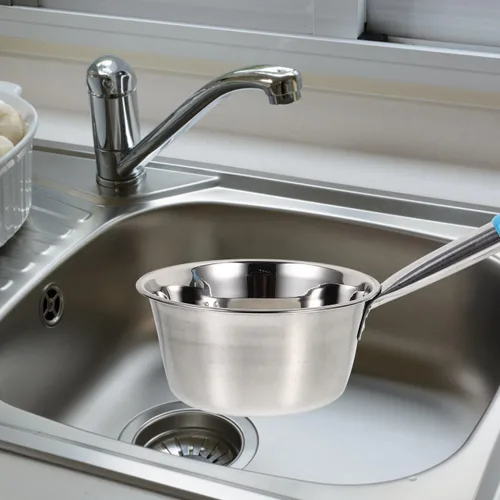 Miniatura 4 de Toddmomy Cucharón portátil para acampar con gancho, cuchara de agua ligera de acero inoxidable para senderismo al aire libre y camping, cuchara