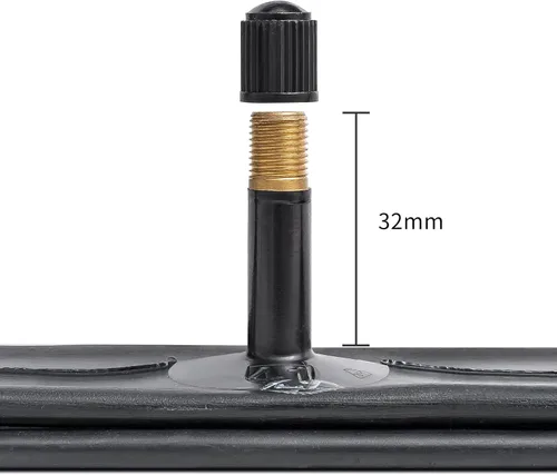 Miniatura 7 de 20" Bike Tube 20x2.125 20x2.25 20x2.30 20x2.35 20x2.40 AV32mm 20 Inner Tube Compatible with 20 x 2.125-2.40 BMX, Road, Mountain Bicycle Tire Tube