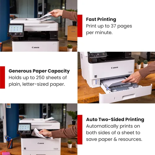Miniatura 3 de Canon imageCLASS MF462dw II - Impresora láser inalámbrica dúplex con impresión, copia, escaneo, fax, capacidad de papel ampliable y garantía