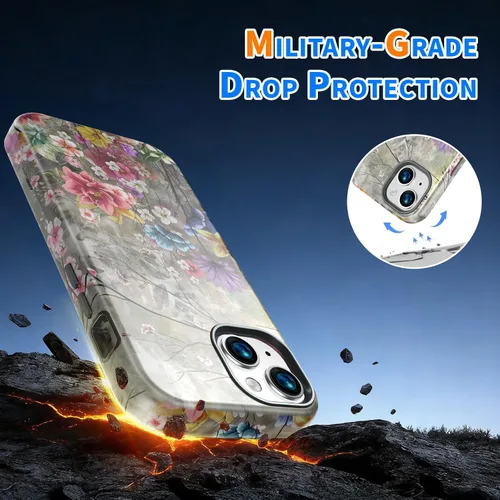 Miniatura 6 de Magsafe - Funda protectora para iPhone 13/14, a prueba de golpes, a prueba de caídas, funda inalámbrica para parachoques, protección híbrida