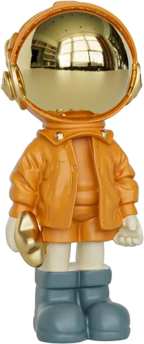 Miniatura 12 de EZ4ENCE Estatua de astronauta escultura de astronauta, escultura para decoración del hogar, decoración de estante azul artístico, decoración de mesa