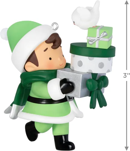 Miniatura 4 de Hallmark Keepsake Adorno de Navidad, misterio de Santa Joven