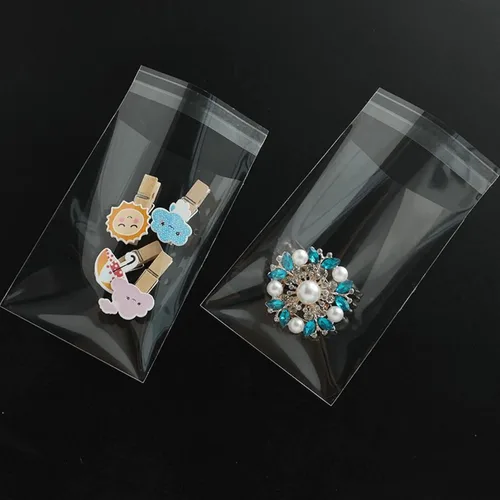 Miniatura 6 de 2 bolsas adhesivas de celofán de 3 pulgadas, pequeñas bolsas de joyería para violonchelo, bolsas de polietileno OPP autosellables para aretes