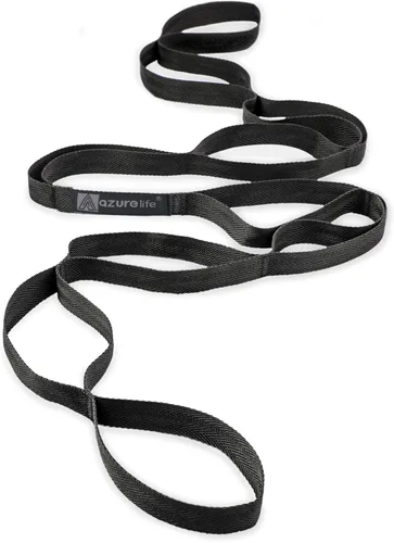 Miniatura 6 de A AZURELIFE Premium Durable Stretch Straps with Loops, Stretching Strap for Physical Therapy, Multi-Loop Yoga Strap Fitness Exercise Strap for Yoga