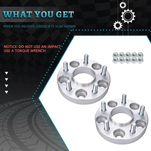 Miniatura 2 de IRONTEK Espaciadores de rueda 5x114.3mm para Nissan Infiniti (M12x1.25, 66.1 Hub Bore) para Nissan 370Z, 350Z, 300ZX, Maxima, Sentra; para Infiniti