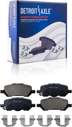 Miniatura 132 de Detroit Axle - Pastillas de Freno para Nissan Altima Sentra 350Z Juke INFINITI G35, Pastillas de Freno Cerámica Delanteras y Traseras Reemplazo