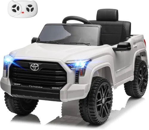 Miniatura 8 de MINIATURE MOTORS Camioneta eléctrica de 12 V con batería de 7 Ah para niños, camioneta eléctrica con maletero con control remoto, Bluetooth, música