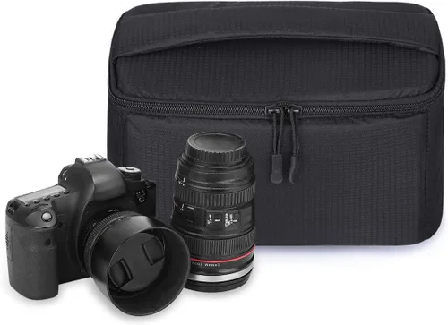 Miniatura 6 de Bolsa acolchada plegable S-ZONE para cámara DSLR SLR TLR Sony Canon Nikon o Flash