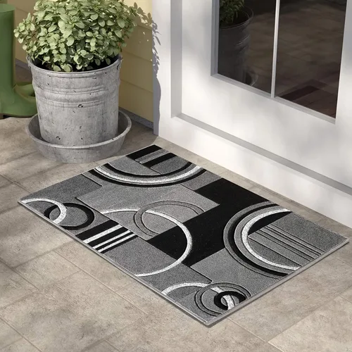 Miniatura 23 de Glory Rugs - Tapete moderno suave tallado a mano, alfombra contemporánea con textura mullida prémium para interior, sala de estar, comedor y Marrón