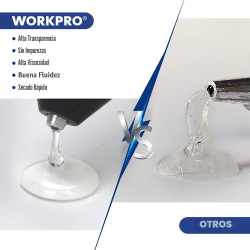 Miniatura 4 de WORKPRO Barras de pegamento caliente, compatibles con la mayoría de pistolas de pegamento, multiusos para manualidades, reparaciones generales