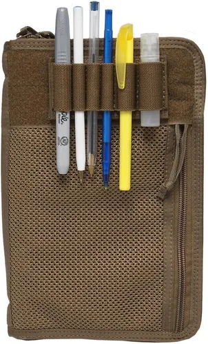TACTICAL NOTEBOOK COVERS Detachable Elastic Pen-Marker Loop Patch | Hook Fastener Backing for Secure Attachment to Notebooks, Bags, and Gear | Large