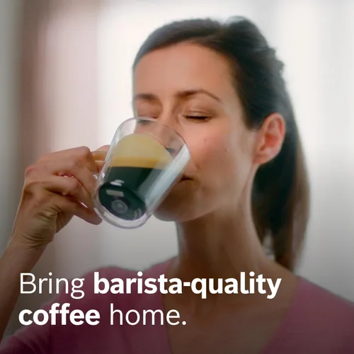 Miniatura 3 de Bosch 500 Series Máquina espresso y de café completamente automática – Panel de control táctil, manguera de leche, molinillo de cerámica, utiliza