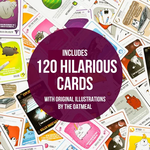 Miniatura 2 de Exploding Kittens Paquete de fiesta – 2 – 10 jugadores – A partir de 7 años – 15 minutos para jugar – Juego de cartas para fiesta y familia