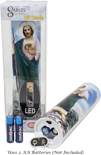 Miniatura 6 de Vela LED de oración de devoción sin llama Saint Jude