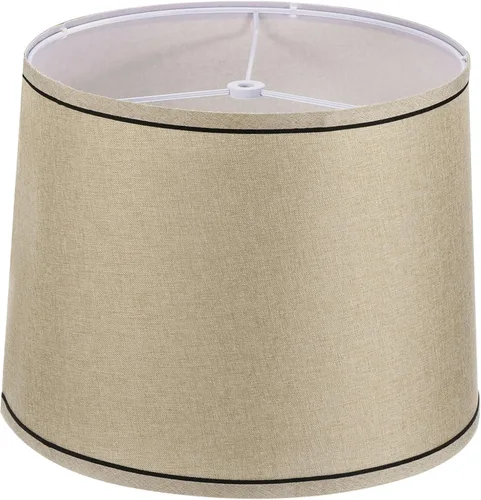 Miniatura 14 de PATIKIL Juego de 2 pantallas de lámpara para lámparas de mesa, 11.4 pulgadas superior x 12.6 pulgadas inferior x 9.8 pulgadas de alto, pantalla
