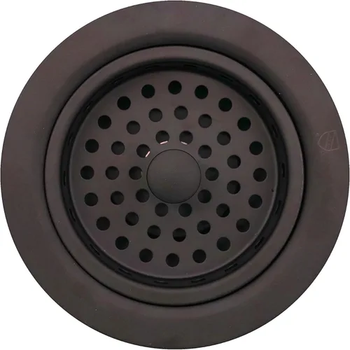 Miniatura 5 de Westbrass CO2165S-12 Combo PACK 3-1/2 pulgadas estilo poste grande cesta fregadero cocina colador y desagüe de eliminación de residuos con colador