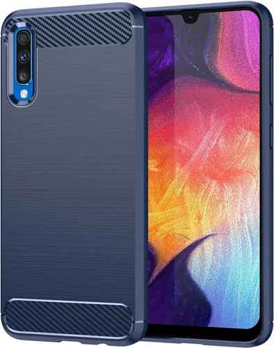 Miniatura 71 de Funda EUAGVQY para Samsung A70 Galaxy A70, Funda de Fibra de Carbono de TPU Blanda Antideslizante Duradera y Ligera, Funda Protectora para Samsung