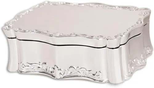 Miniatura 2 de Cherished Moments Caja de recuerdo de joyería pequeña en forma rectangular personalizada con mensaje grabado personalizado para regalo