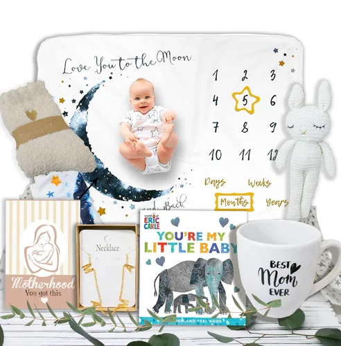 Lo último en regalos para mamá, paquete de cuidado/cesta de regalo, regalo para recién nacido, mujeres embarazadas, baby shower, embarazo o después