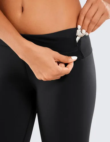 Miniatura 5 de CRZ YOGA - Leggings de yoga con longitud de 78 para mujer, sensación de desnudez, pantalones ajustados con cintura alta, entrepierna de 25 pulgadas