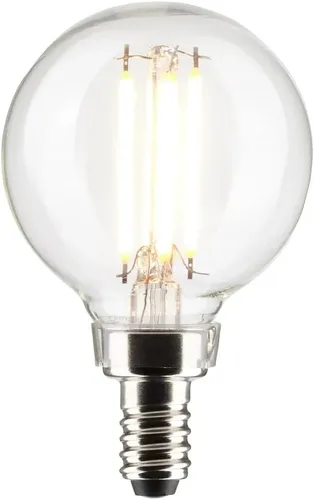 Miniatura 3 de Satco Bombillas LED E12 de 5.5 W, 4000 K, clasificación de 15000 horas, regulables