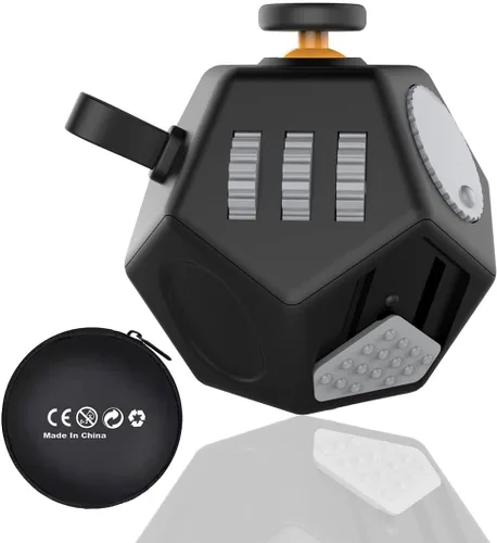 Mini cubo de dedos, juguetes sensoriales para aliviar el estrés y la ansiedad y la depresión anti para niños y adultos con TDA, TDAH, TOC, autismo
