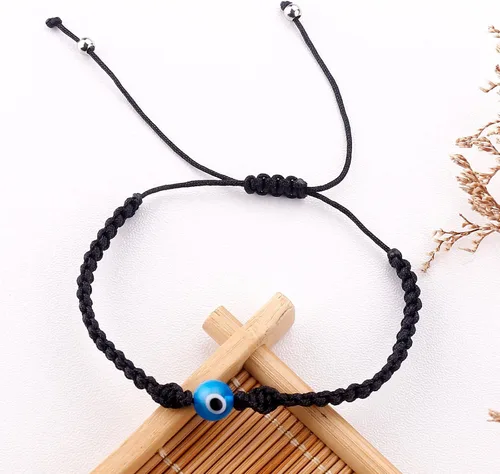 Miniatura 20 de SUMMER LOVE Handmade Jewelry Evil Eye Bracelets with Card,Black Red String Bracelets Kabbalah Protection Luck Amulet for Women Men Friends Pulseras