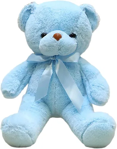 Oso de peluche, juguete de peluche de 12 pulgadas, regalo de cumpleaños, día de San Valentín, Navidad para niños, niñas, amigos (A-azul)