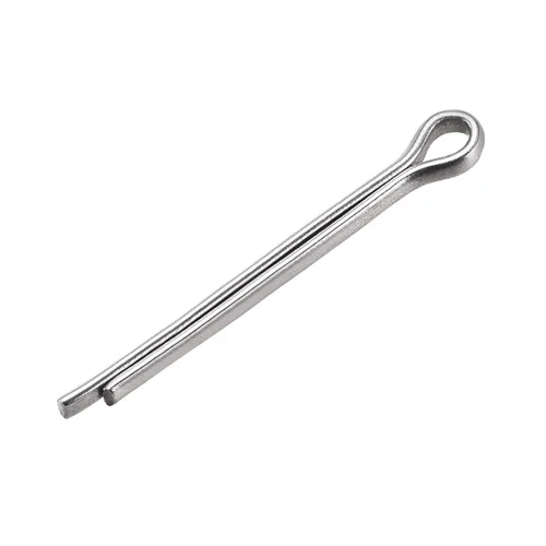 Miniatura 26 de uxcell Pasador de chaveta dividido, 0.039 in x 0.394 in, acero inoxidable 304, 2 puntas, llave de clip de sujeción en tono plateado, 30