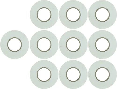 Sunlite 41325-SU - Paquete de 10 cintas eléctricas de PVC, 60 pies x 0.75 pulgadas, para empalmar, proteger y aislar cables, resistente a la Blanco
