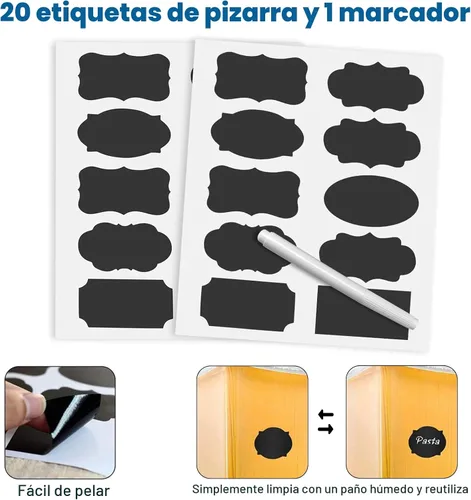 Miniatura 6 de VERONES Recipientes herméticos grandes y altos para almacenamiento de alimentos, paquete de 10 unidades de organización hermética de plástico