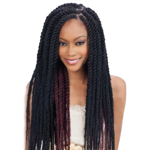 Trenzas de pelo sintético Havana Twist estilo cubano, 16", 1