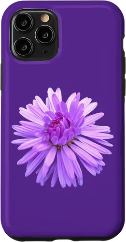Miniatura 10 de iPhone 15 Purple flower, purple flower, floral tendril floral pattern Case