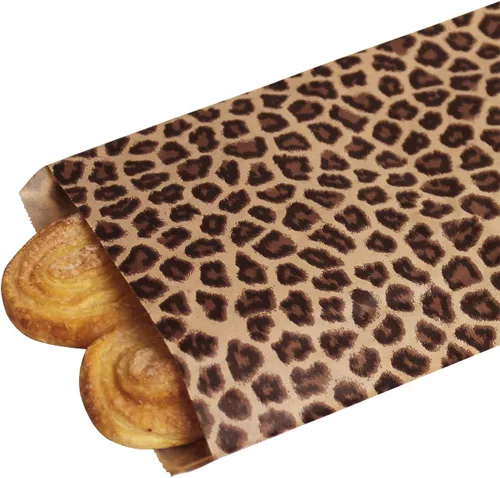 Miniatura 4 de Ikee Design 200 unidades de papel de 4 x 6 pulgadas con estampado liso o bolsas de estraza estampadas para dulces, galletas, mercancía, recuerdos