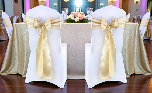 Miniatura 140 de mds - Lote de 10 lazos de satén para sillas de boda y eventos, para decoración de fiestas, 30 colores, Satin, 10 Verde oliva