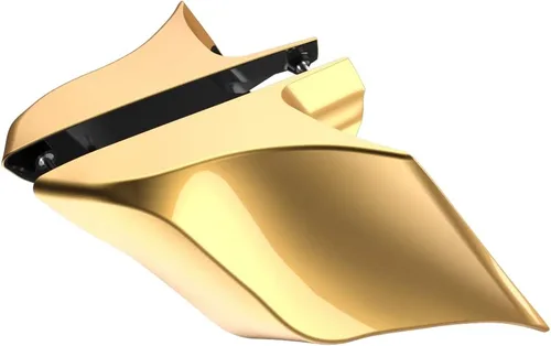 Miniatura 60 de Advanblack Barracuda - Cubiertas laterales estiradas plateadas (brillantes), paneles extendidos para Harley Touring Street Glide Road Glide Electra
