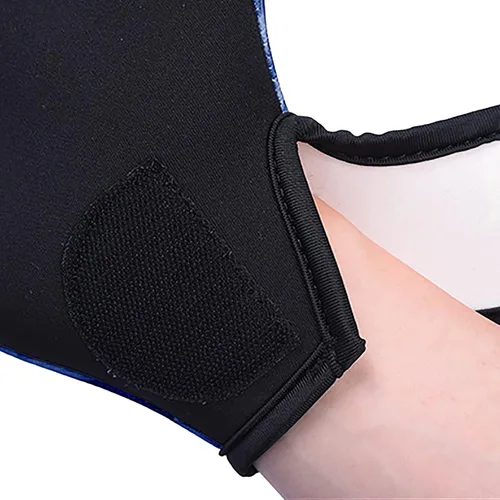 Miniatura 8 de Guantes de natación acuáticos, guantes de malla para natación, entrenamiento, fitness, resistencia al agua, aletas de mano con dedos y muñeca