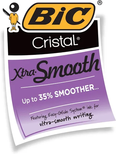 Miniatura 3 de BIC Cristal Xtra, Bolígrafo suave, Negro 12