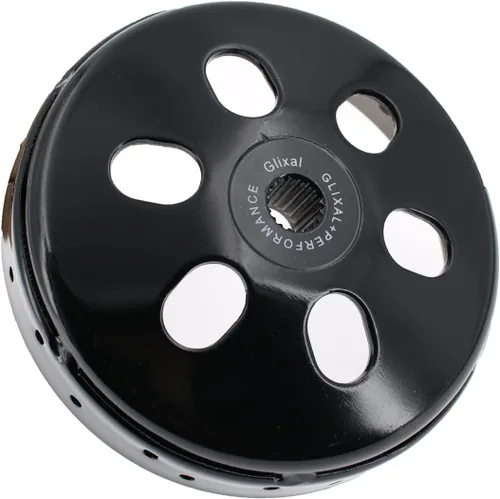 Glixal Carcasa de Campana de Embrague de Alto Rendimiento para Motor Basado en GY6 125cc 150cc 180cc 200cc 152QMI 157QMJ para Scooter Ciclomotor ATV