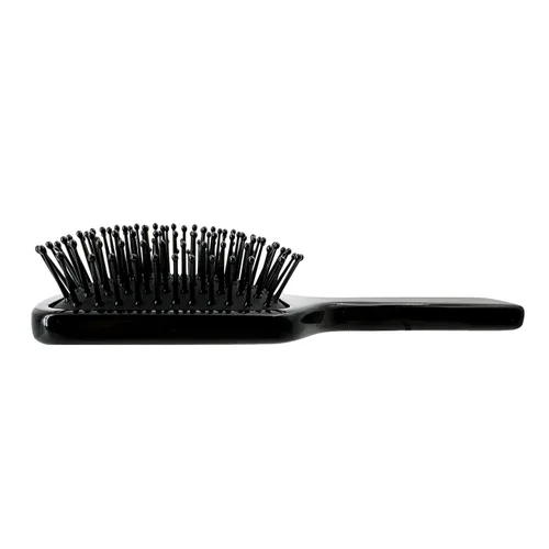 Miniatura 3 de Phillips Brush Luxe Square Paddle - Cepillo de pelo de tamaño pequeño, color negro elegante con detalles dorados, cepillo desenredante de 7 pulgadas