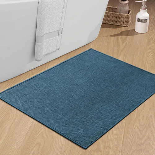 Miniatura 23 de chakme Alfombras de Baño 24x17, Alfombra de Baño Ultra Delgada Antideslizante Pequeña de Secado Rápido Absorbente para Piso de Baño