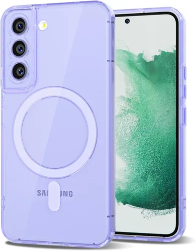 Miniatura 25 de Svanove Funda para Samsung Galaxy S22 Transparente Compatible con Magsafe Silicone, Funda Magnética Mag Safe Transparente Delgada Bonita, Estética