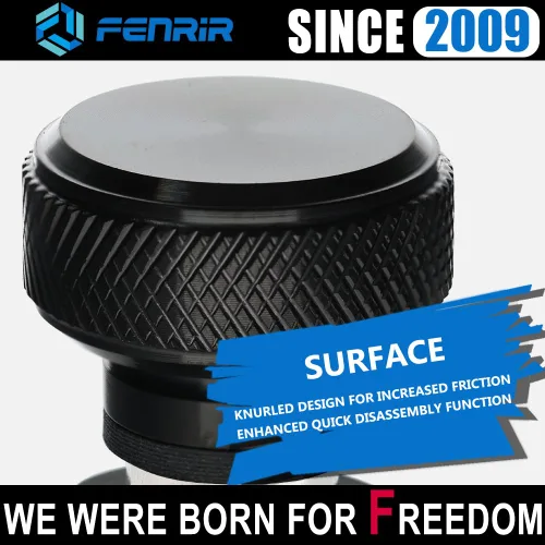 Miniatura 7 de Fenrir Kit de base de tornillo de asiento de liberación rápida personalizada de acero inoxidable 304 acabado negro para Harley Davidson 1997-ahora