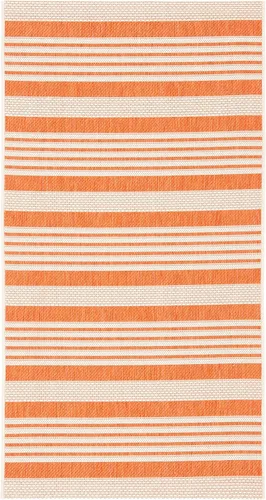 Miniatura 64 de SAFAVIEH Courtyard Collection - Alfombra decorativa, 2.3 x 5 pies, beige y verde oscuro, para interior/exterior, resistente a la intemperie