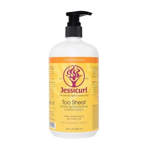 Miniatura 8 de Jessicurl, Too Shea! Acondicionador extra hidratante para cabello rizado, Island Fantasy, 8 onzas líquidas, acondicionador sin enjuague para cabello