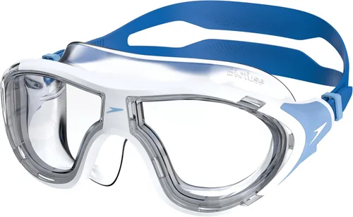 Miniatura 14 de Speedo Biofuse 2.0 - Gafas de natación unisex para adultos Amonita Azul/Blanco/Rojo/Azul