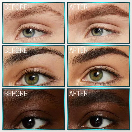 Miniatura 4 de Lápiz de microblading para cejas, 2024 NUEVO Lápiz de tatuaje mágico para cejas 4 puntas de horquilla, crea cejas naturales tipo cabello, lápiz