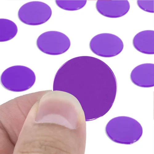 Miniatura 4 de Coopay 300 discos de plástico para contadores de aprendizaje, discos de conteo de fichas de bingo para práctica de matemáticas y fichas de póquer, 1